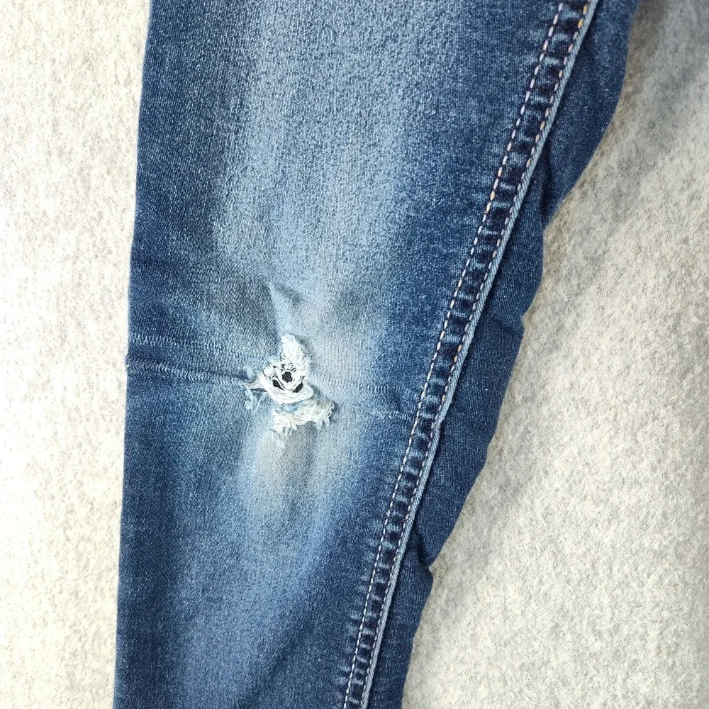 Jordache Girls Jeans Size 5 Reg Skinny‎ Distressed Adjustable📸SEE PICS📏📸
